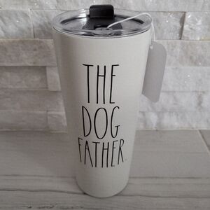 Rae Dunn DOG FATHER tumbler mug stainless steel